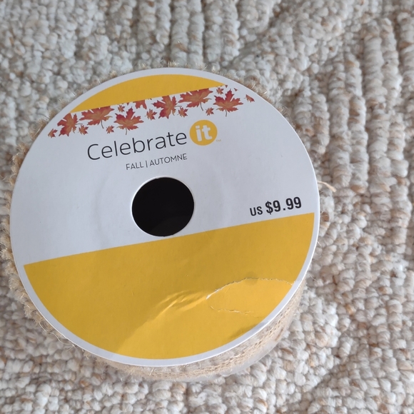 Burlap Ribbon - Picture 4 of 9